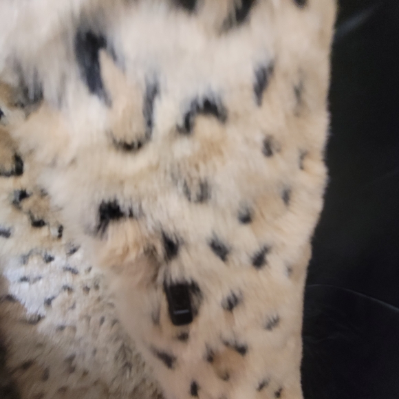 Worthington Leopard-Print Faux Fur Coat in Tan and Black - Picture 4 of 5